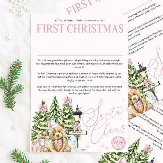 First Christmas Certificate