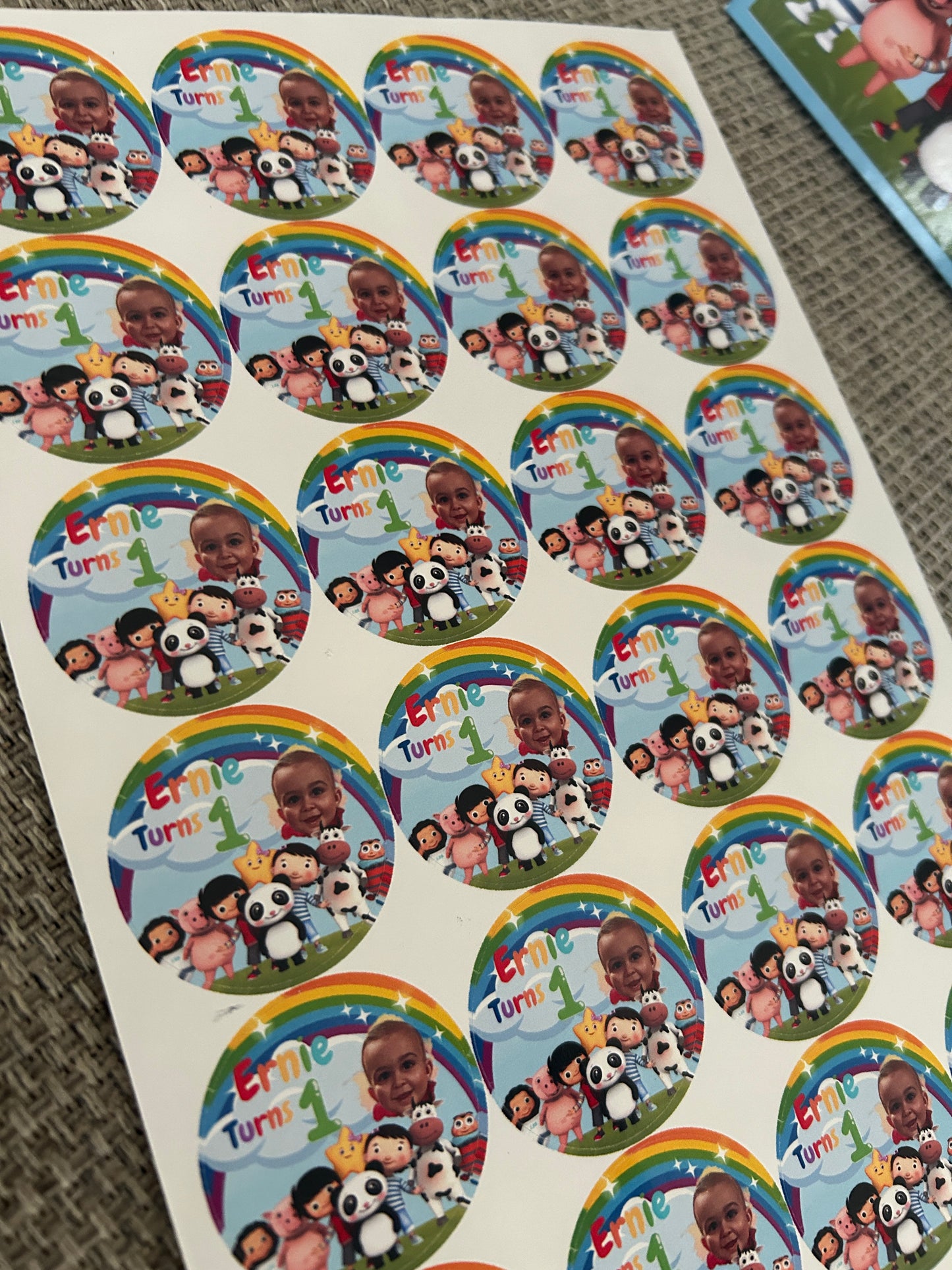 Personalised Birthday Stickers