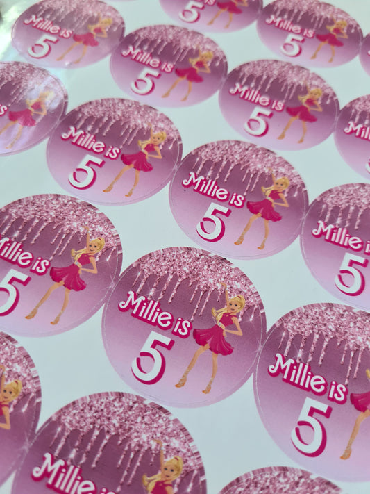 Personalised Birthday Stickers