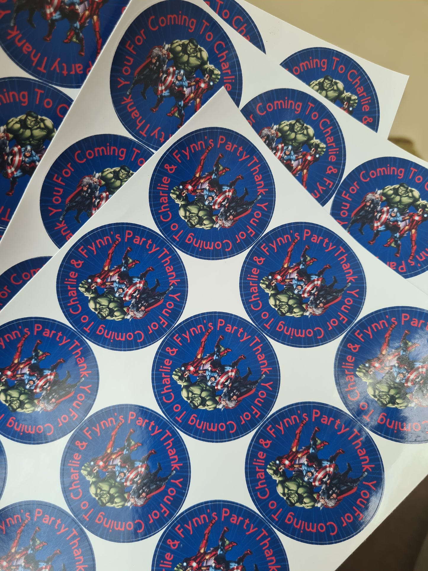 Personalised Birthday Stickers