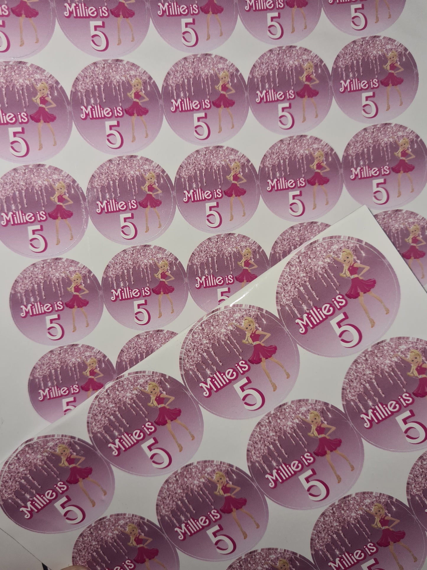Personalised Birthday Stickers