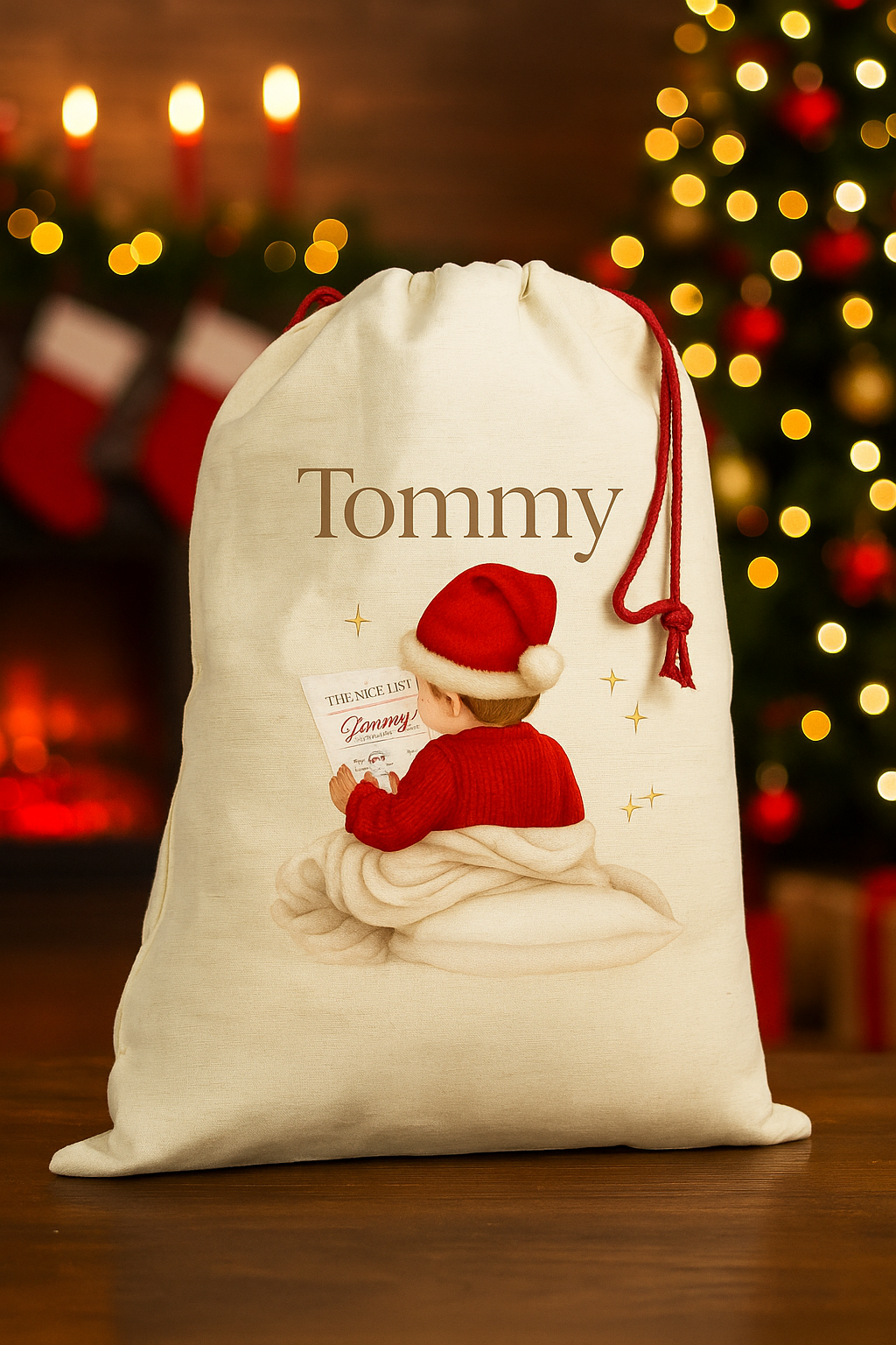 Christmas Nice List Sack