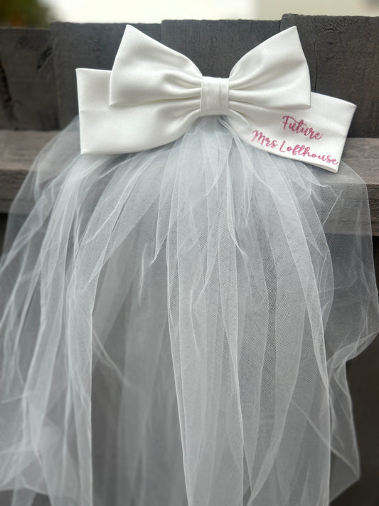 Personalised Bridal Veil