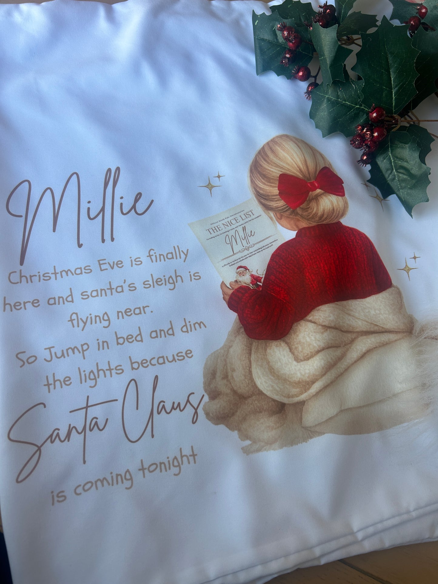 Nice List Pillowcase