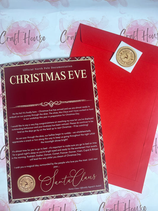 Christmas Letter Tartan