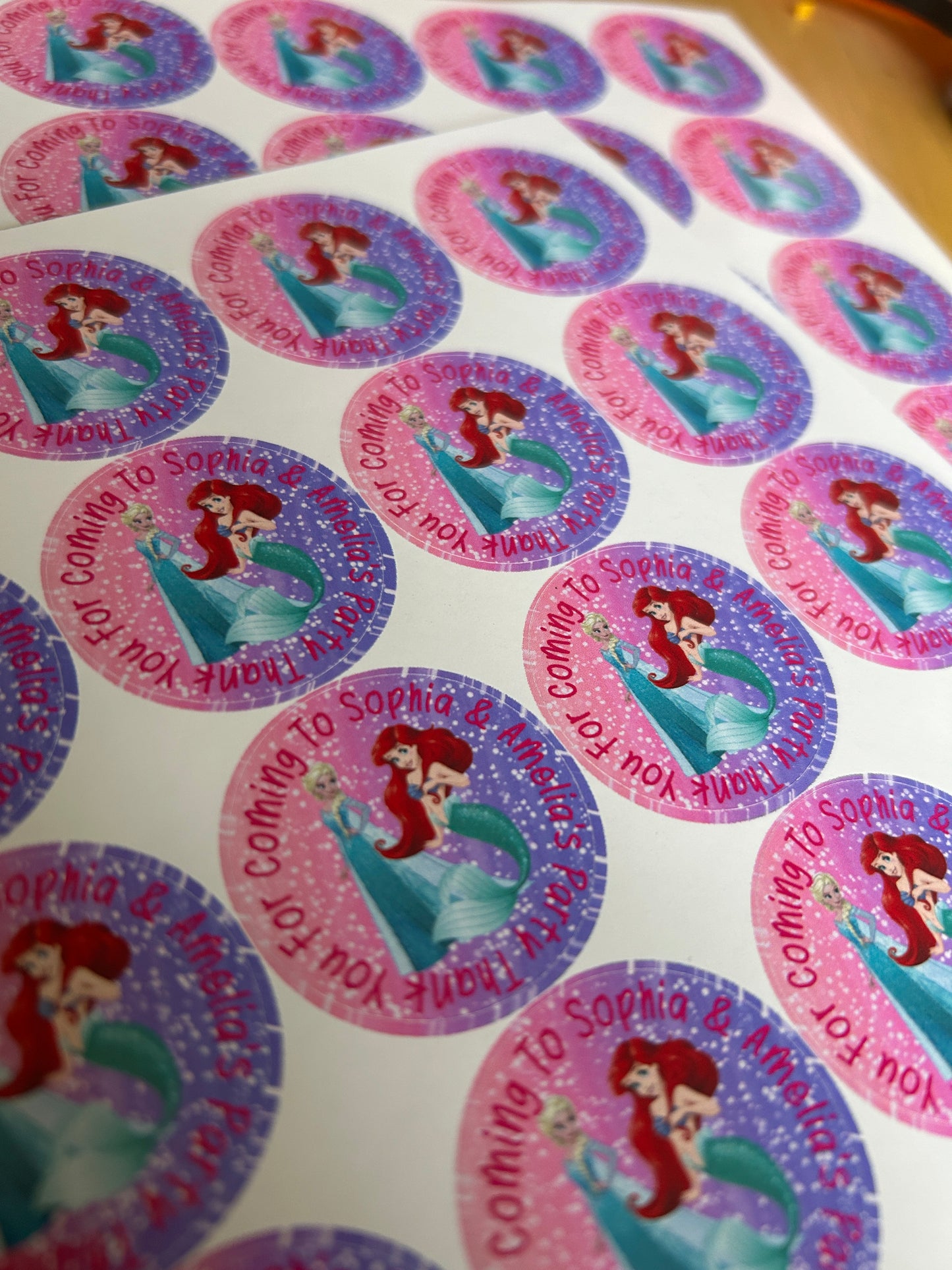 Personalised Birthday Stickers