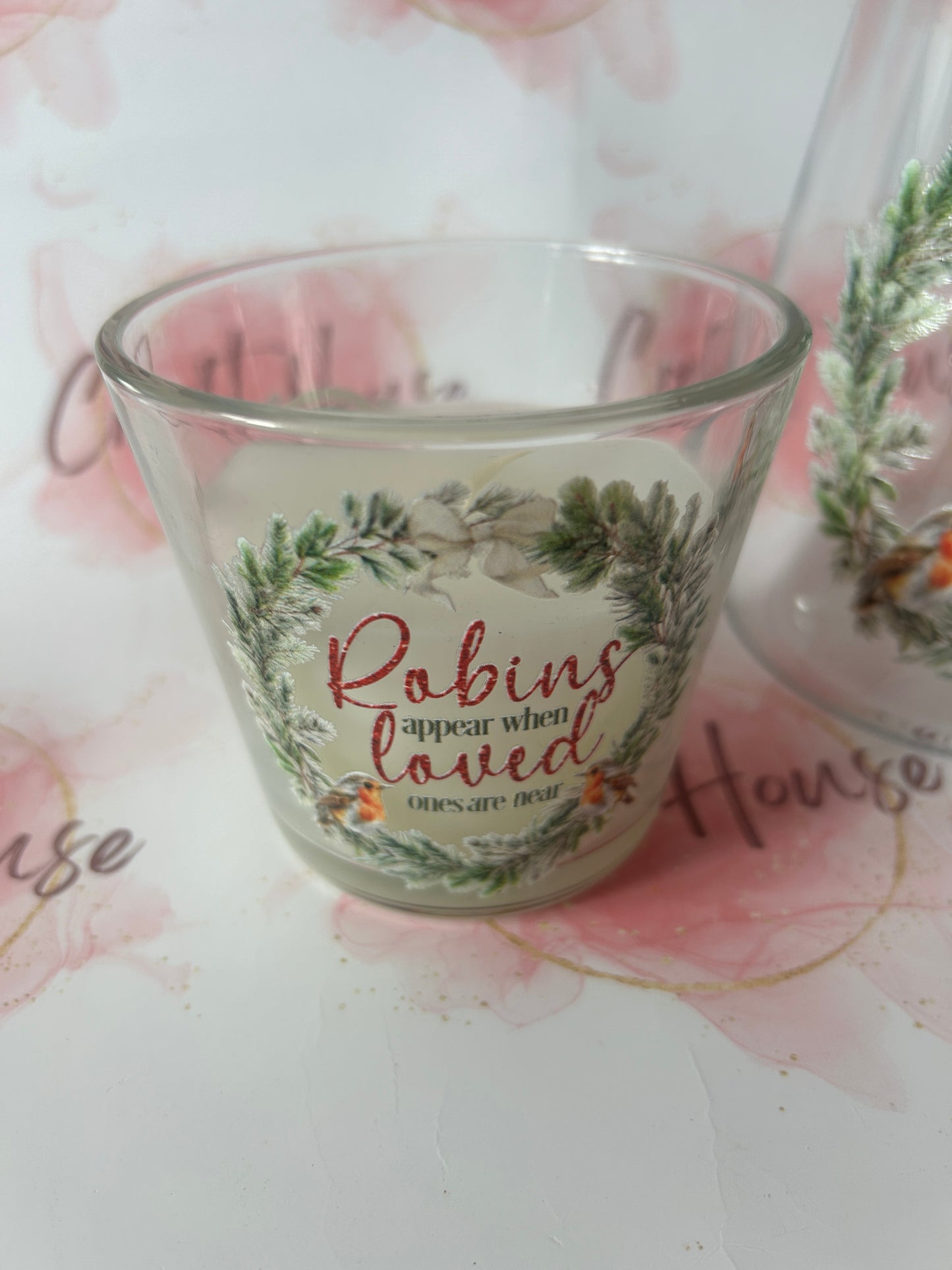Memorial Candle & Vase