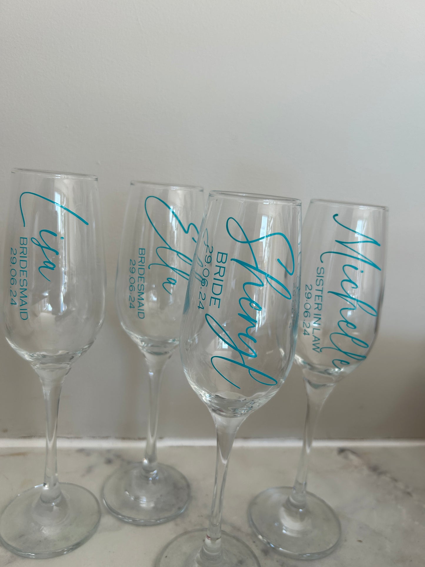Personalised Champagne Flute