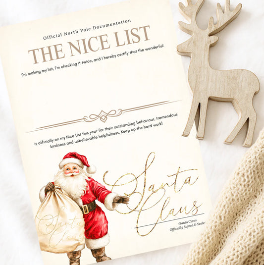 Nice List Letter