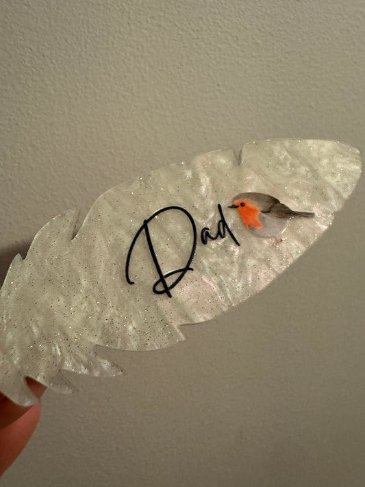 Feather Memorial Baubles