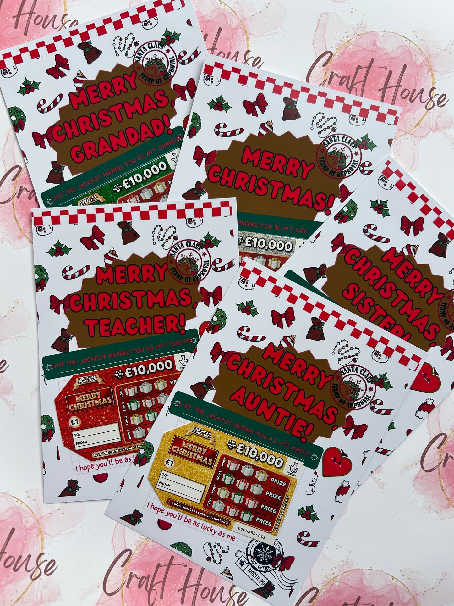 Scratch Card Holders