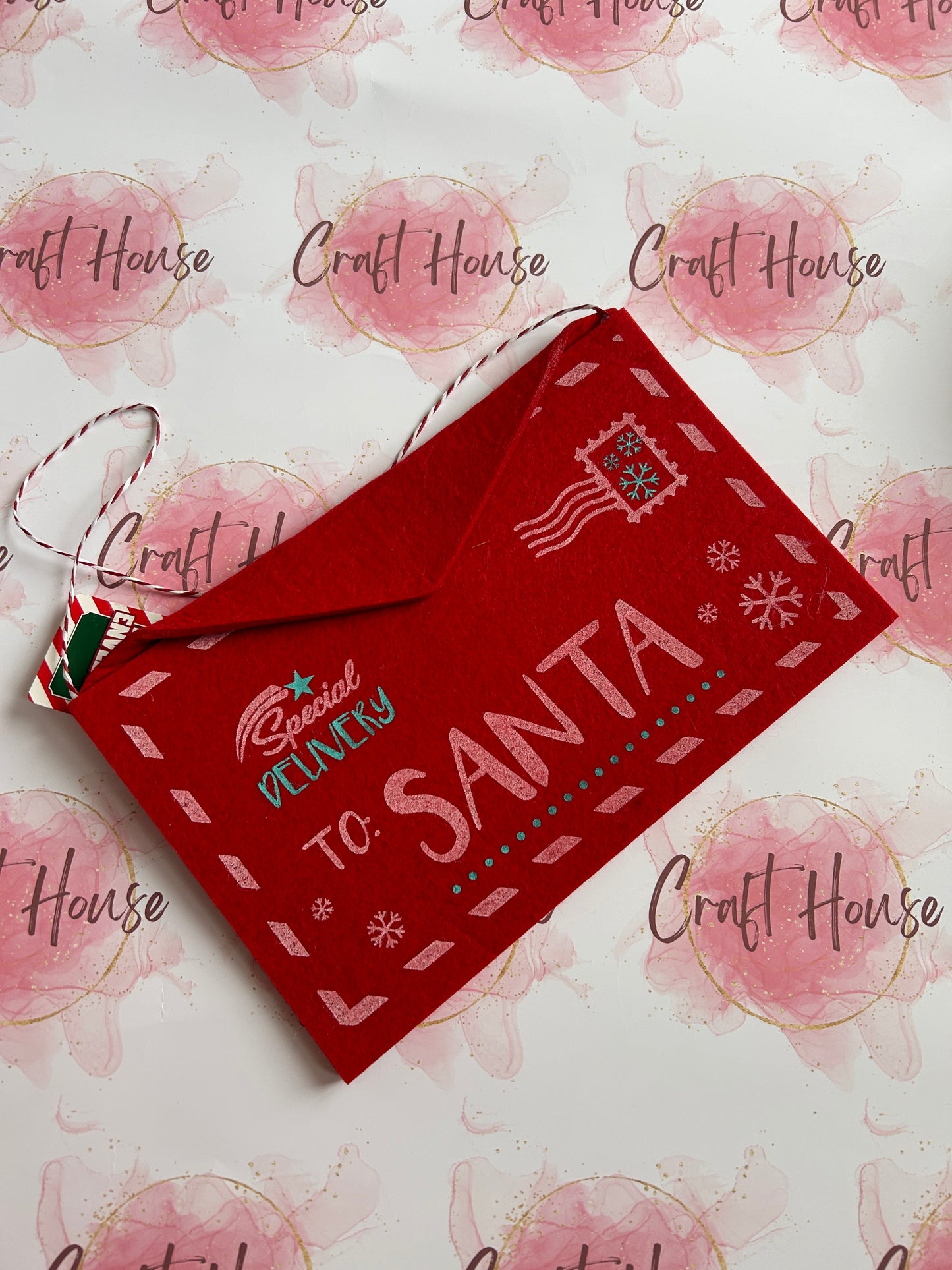 Felt Santa Envelope