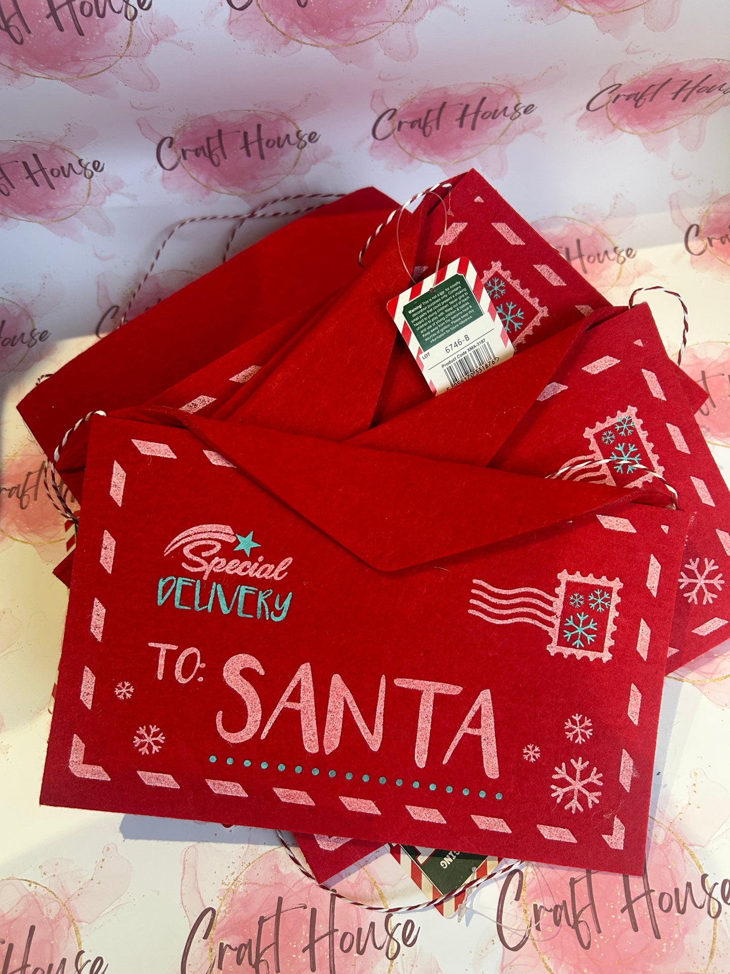 Felt Santa Envelope