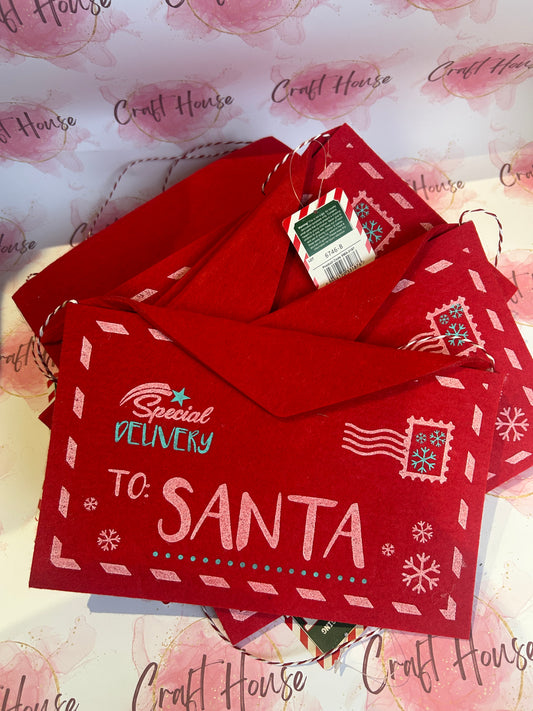 Felt Santa Envelope