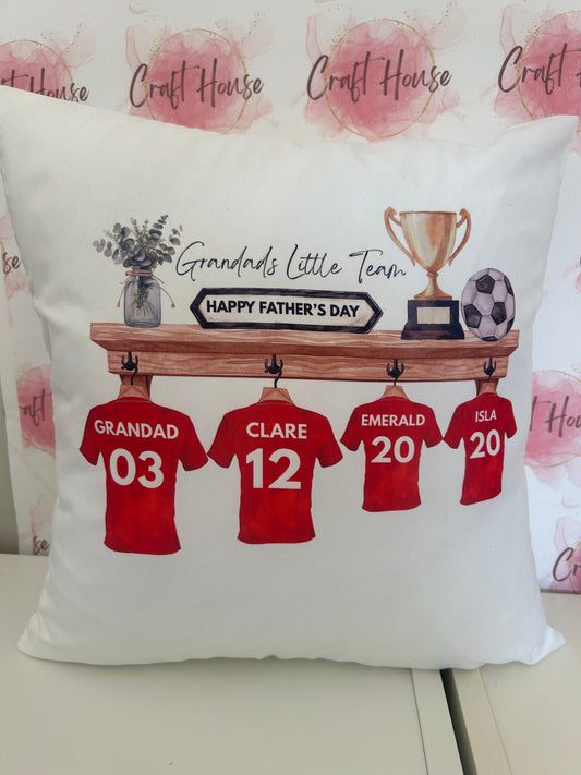 Football Team Cushion Cover